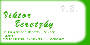 viktor beretzky business card